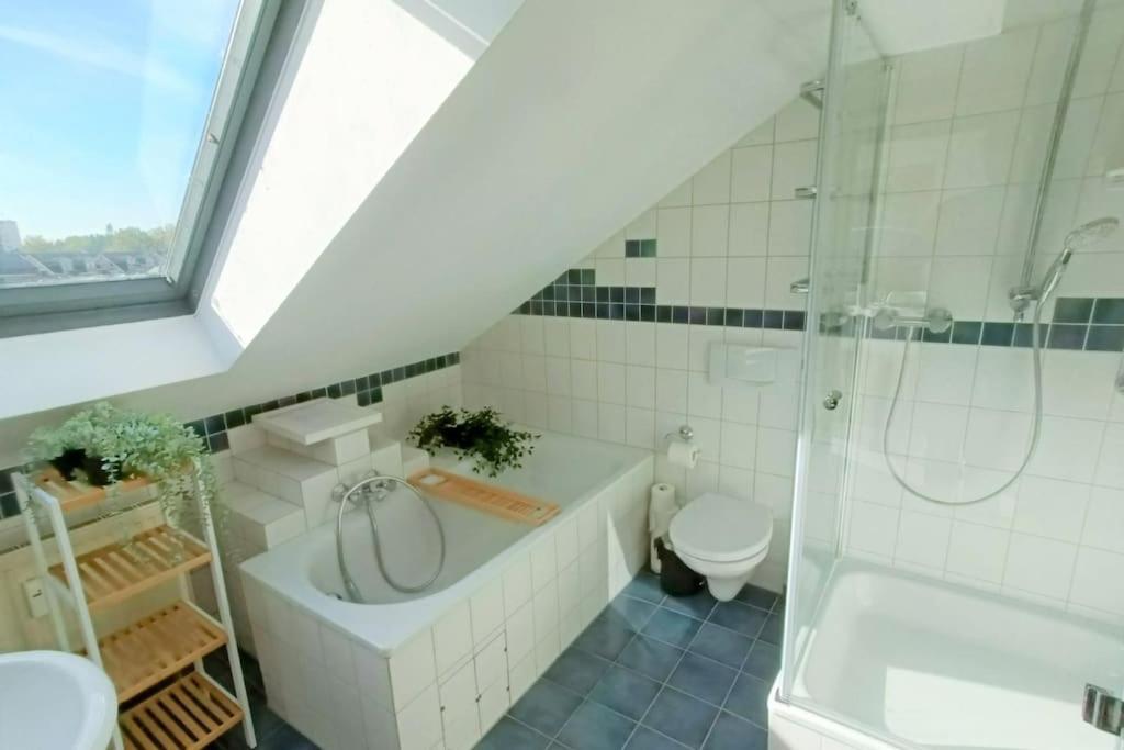 Modernes Und Ruhiges Appartement Mit Loggia Marl Bagian luar foto